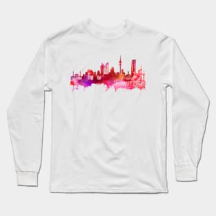 Kuwait City Skyline Long Sleeve T-Shirt